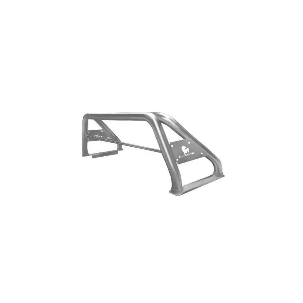 Truck Bed Bar - With Light Bar Mounting Plate/ With Third Brake Light - BLKRB001SS
